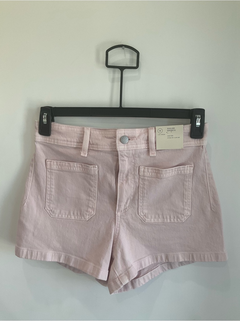 Universal Thread Light Pink High-Rise Denim Shorts